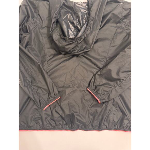 Eddie Bauer Women's Lightweight Packable Rain/Wind Jacket Size XL Black/Pink - Picture 5 of 6